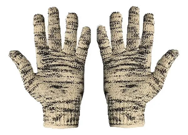 Luva Tricotada 5 Fios Mesclada Tsuzuki Ca 10066