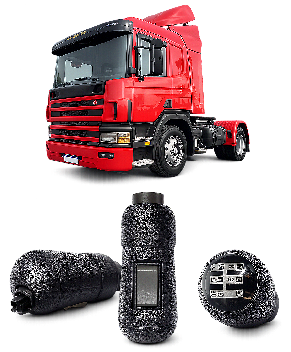 Manopla da alavanca do câmbio 8 marchas com interruptor Scania 114 124 164 94 R113 T113