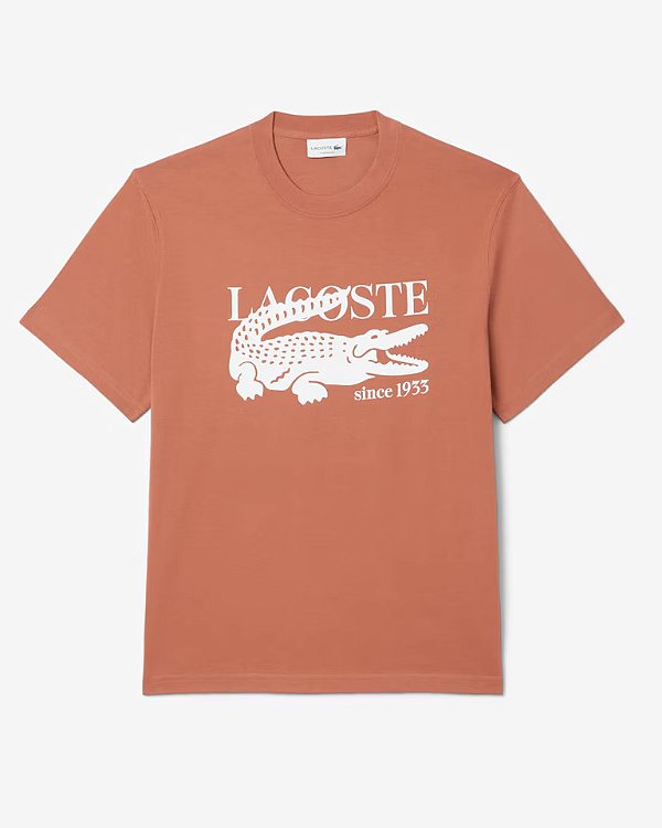 Camiseta de Algodão com Estampa Ajuste Clássico