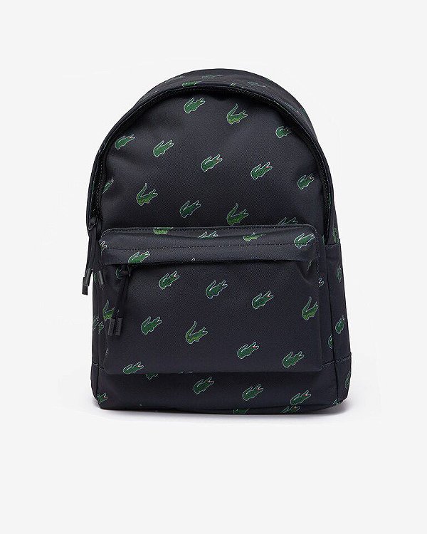 Mochila com estampa de crocodilo