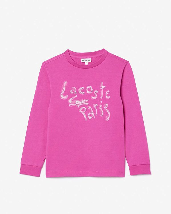 Camiseta de Algodão Pesado com Manga Longa