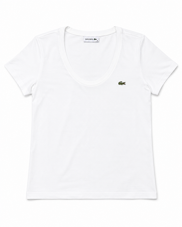 Camiseta básica feminina gola redonda