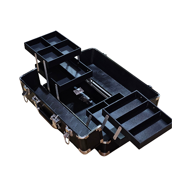 Maleta Estojo Para Maquiagem Profissional - Design Otimizado