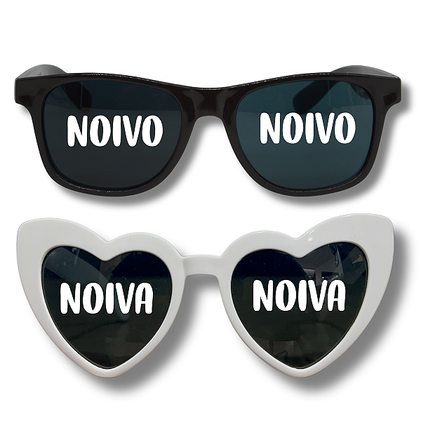 Kit 2 Óculos Escuro JOMA Para Noivo e Noiva Casamento