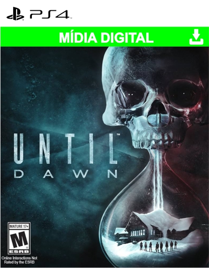 Until Dawn - Mídia Digital - PS4