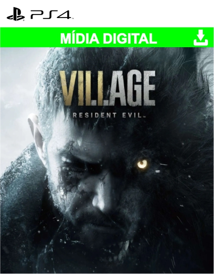Resident Evil Village - Mídia Digital - PS4