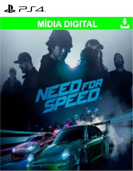 Need for Speed - Mídia Digital - PS4
