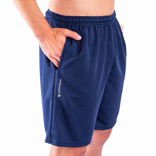 Calção Poker Médio com Bolso Flow Masculino Marinho