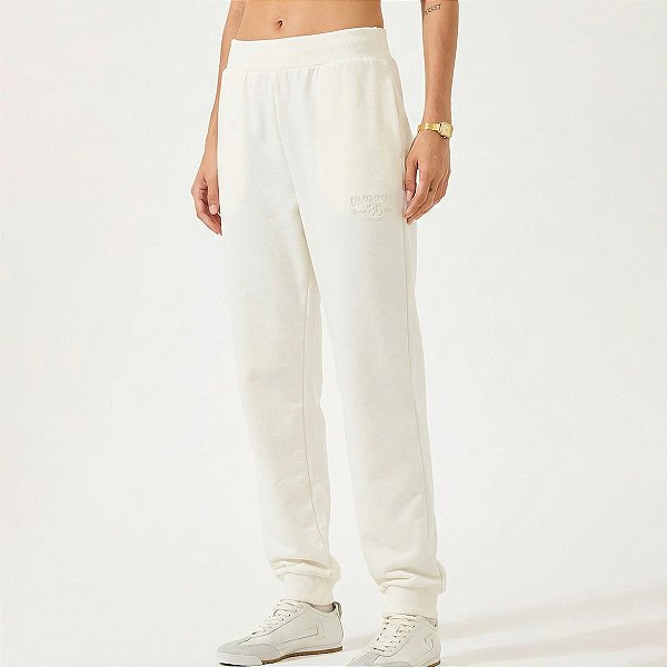 Calça Moletinho Colcci Comfort OU26 Feminina Off Natural