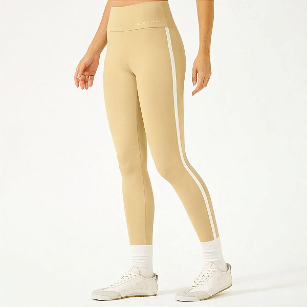 Calça Legging Colcci Perfect Fit OU26 Feminina Bege Flavo