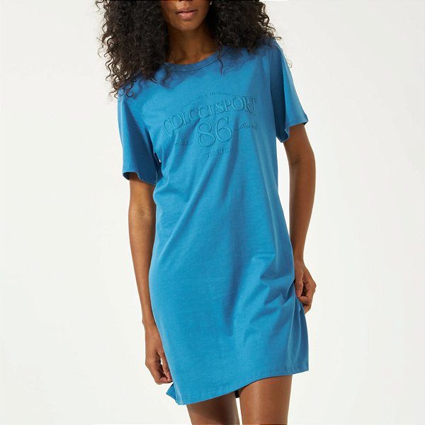 Vestido Colcci Comfort Athleisure OU26 Feminino Azul Samawi