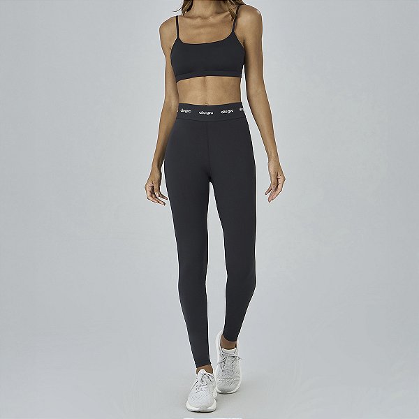 Legging Alto Giro Sport Preto