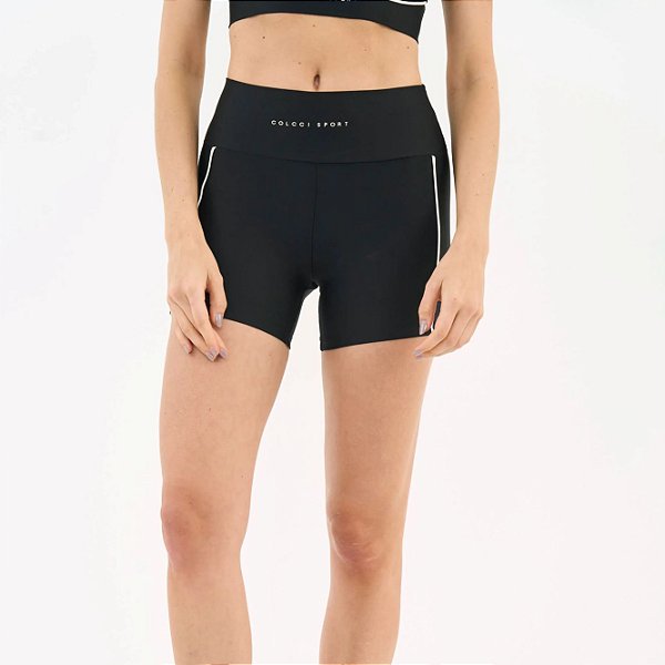 Bermuda Colcci Perfect Fit Bicolor OU26 Feminina Preto Pace