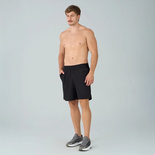 Shorts Alto Giro Basic OU26 Masculino Preto