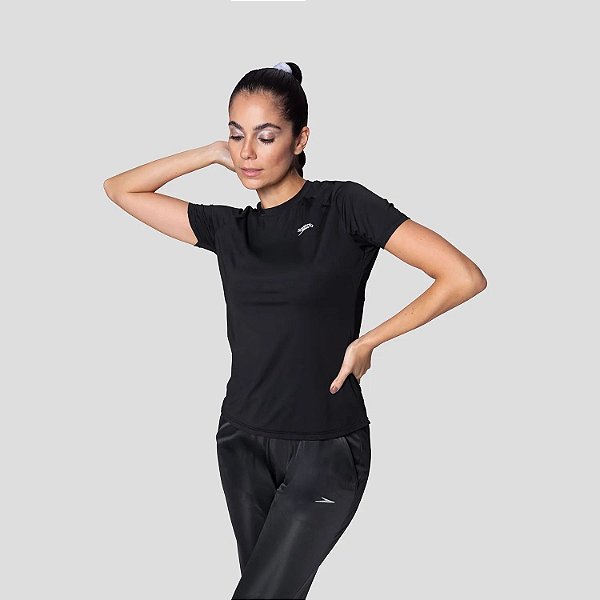 Camiseta Speedo Movement Runner WT26 Feminina Preto