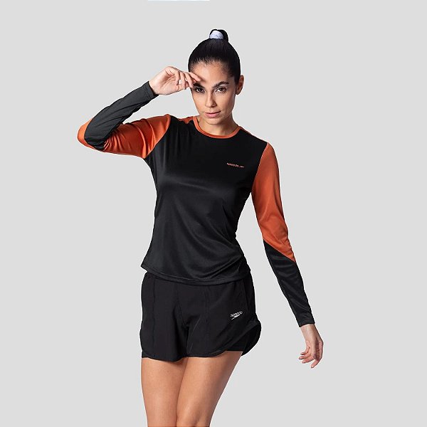 Shorts Speedo Power Runner WT26 Feminino Preto