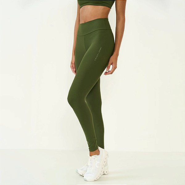 Calça Legging Colcci Perfect Fit Hyper OU26 Verde Tisane