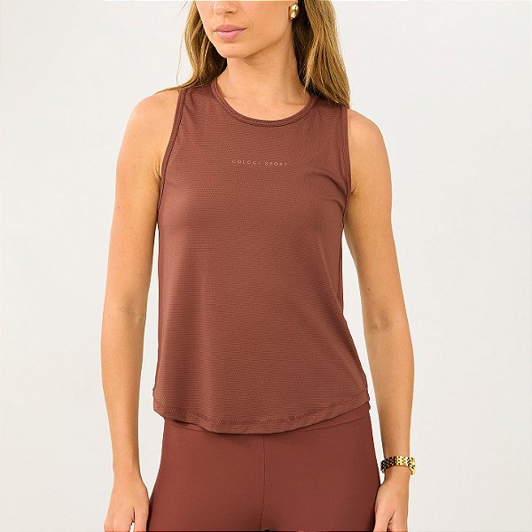 Regata Colcci Comfort Fit OU26 Feminina Marrom Marissa