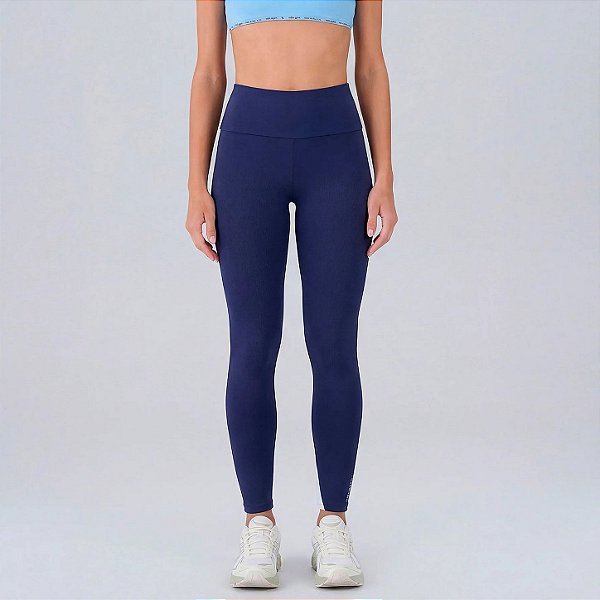 Legging Alto Giro Cós Alto Shape Fit PR26 Azul Vinil