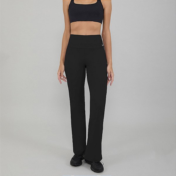 Legging Alto Giro Reta Comfort PR26 Preto