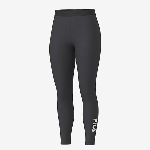 Legging Fila Train Elastic Vi Feminina Preto/Branco