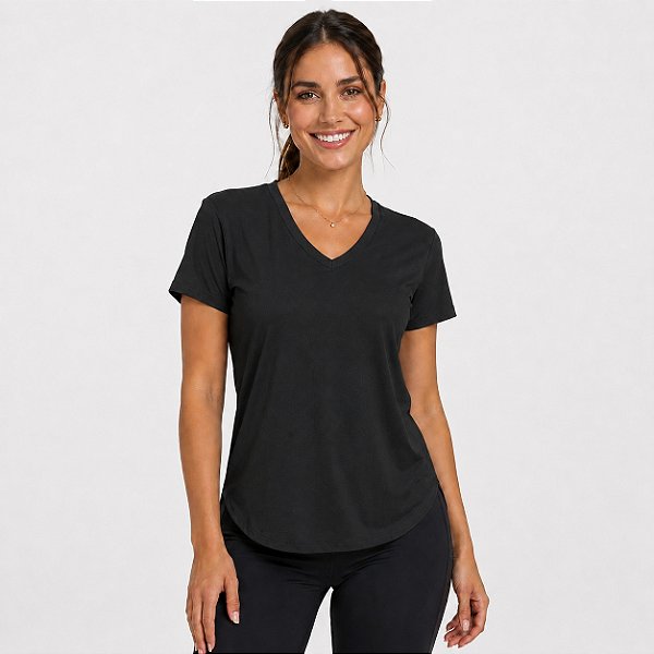 Camiseta Fila Crepe Flow Feminina Preto