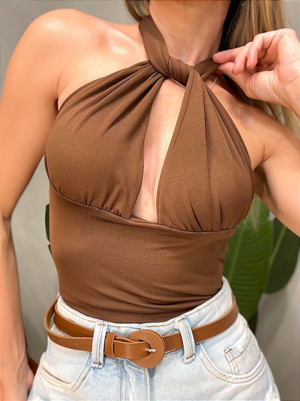 Cropped em Suplex Multiformas com Bojo Mariela Ref. 1709