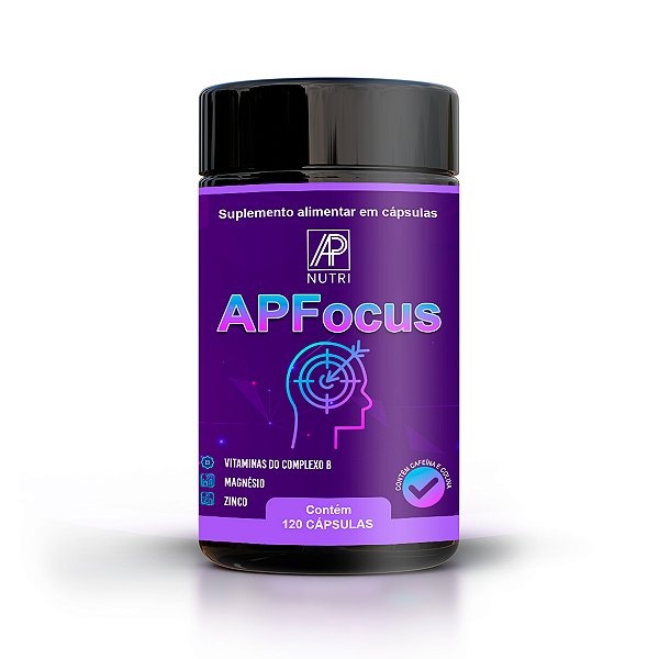 FOCO E CONCENTRAÇÃO - APFocus (120 Cápsulas) - 1 UNIDADE