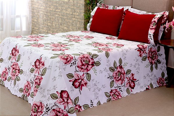 Colcha Bel Queen 03 pçs Amapola