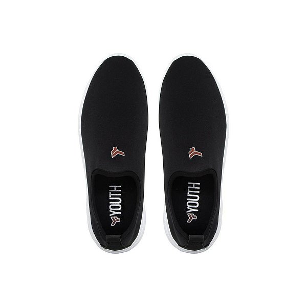 Tênis Caminhada Confortável Preto