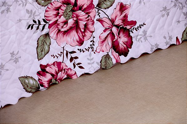 Cobreleito Bouti Garden Queen Amapola 03 peças