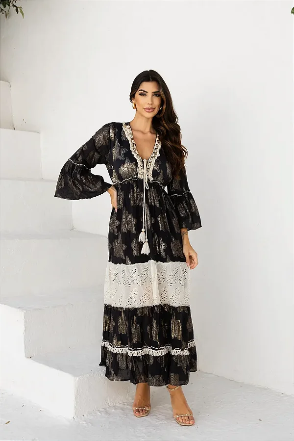 VESTIDO PRETO BUZIOS- PERSÉFONE