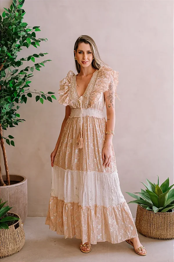 VESTIDO BABADOS- HERA