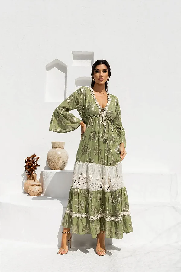 VESTIDO VERDE BUZIOS - DEMÉTER