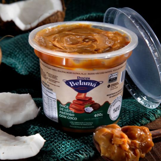 Doce de Leite Pastoso com Coco 400 gr