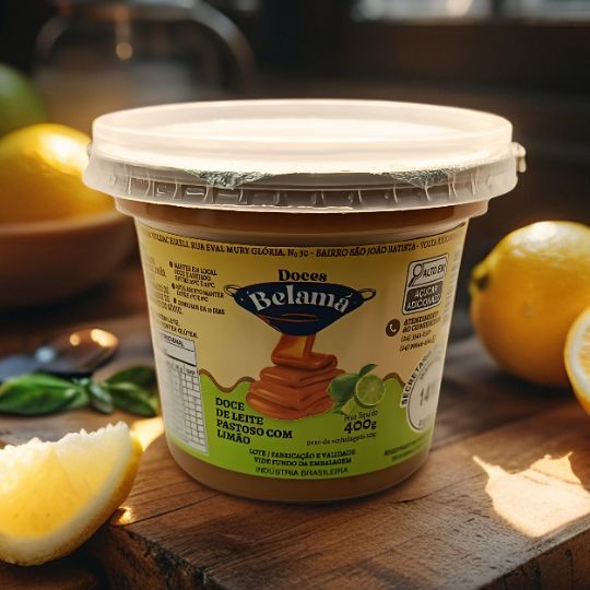 Doce de Leite Pastoso com Limão 400g