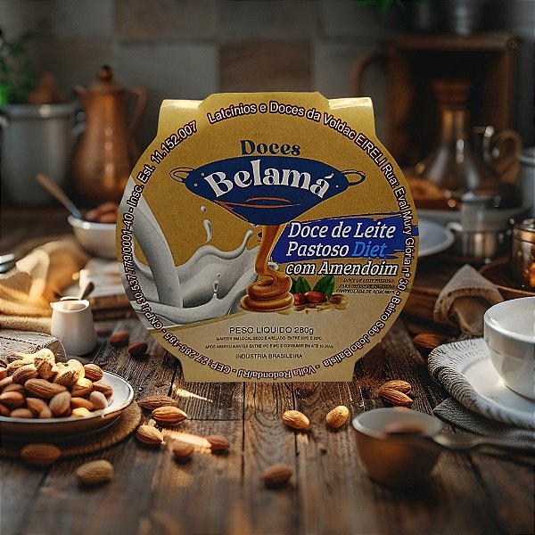 Doce de Leite com Amendoim Diet 280g