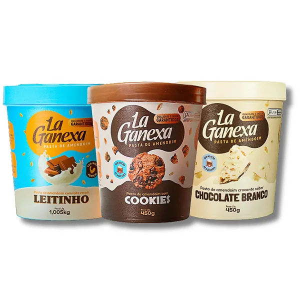 PASTA DE AMENDOIM 450G - LA GANEXA