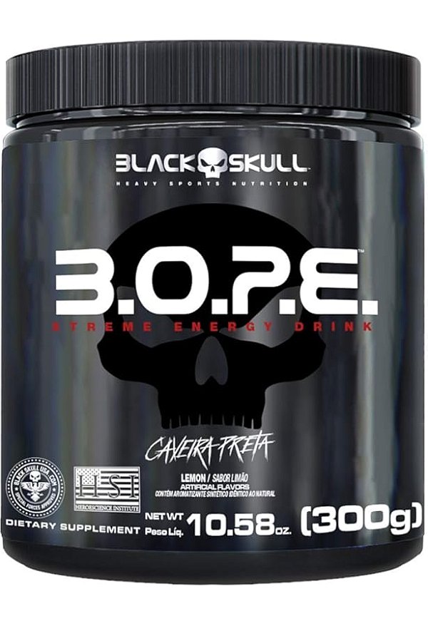 PRÉ TREINO B.O.P.E POTE 150G - BLACK SKULL