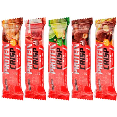BARRA DE PROTEÍNA CRISP BAR 45G - INTEGRALMEDICA