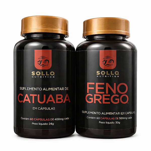 Kit Sollo Nutrition – Catuaba + Feno Grego