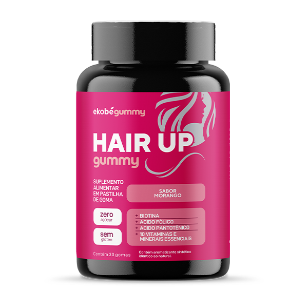 Hair Up Gummy – Ekobé | Crescimento Capilar com Biotina