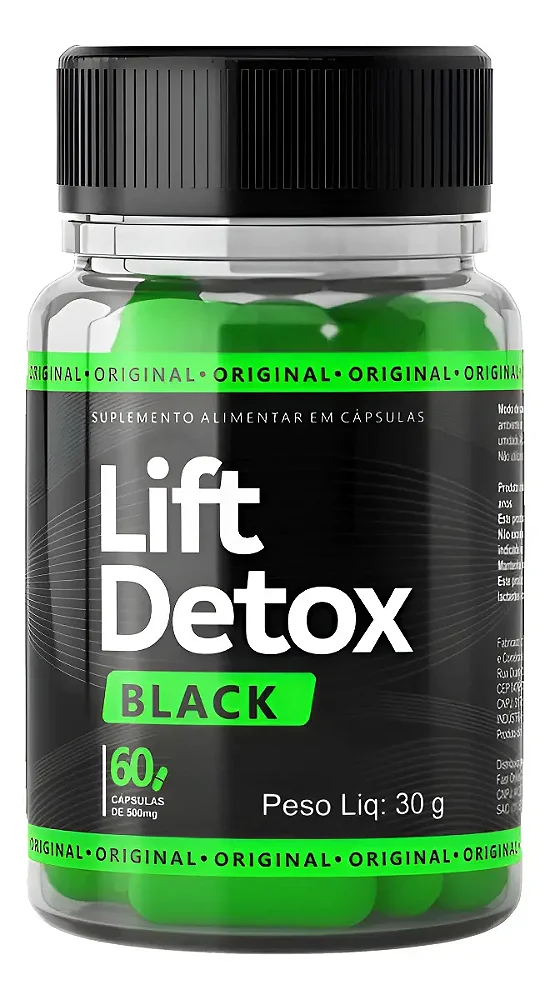 Lift Detox Black – 60 Cápsulas