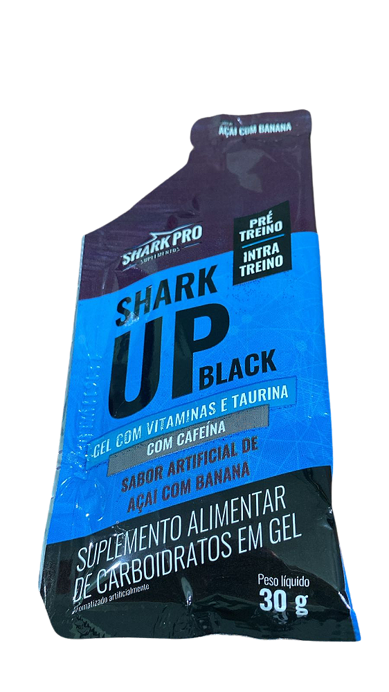 Shark Up Black Gel - 1 Sachê 30g Açaí Com Banana