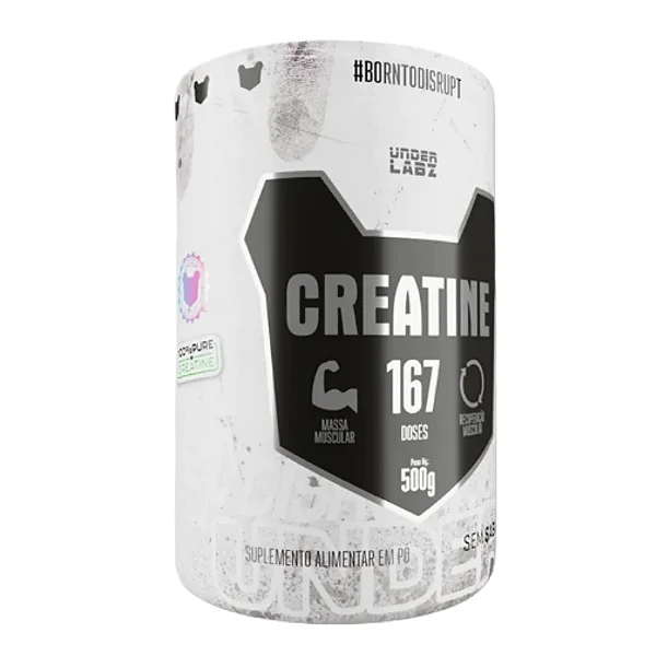 Creatina Monohidratada 100% Pura Under Labz Creatine 500g