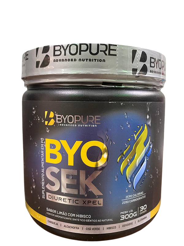 BYOSEK DIURÉTICO 300G BYOPURE LIMÃO C/ HIBISCO