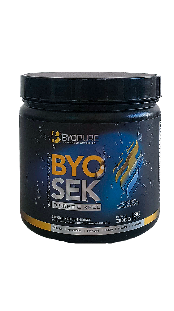 BYOSEK DIURÉTICO 300G BYOPURE LIMÃO C/ HIBISCO