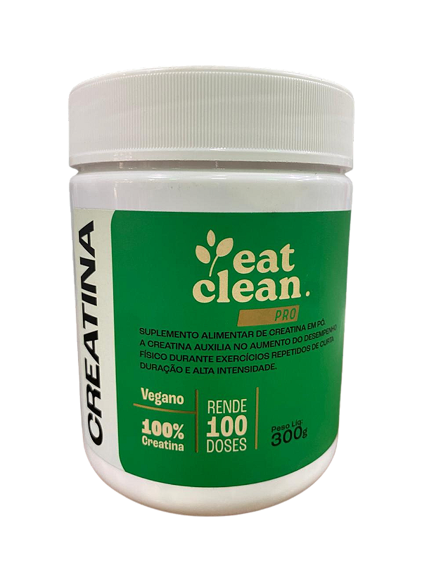 Creatina Vegana Sem Sabor 300g Eat Clean