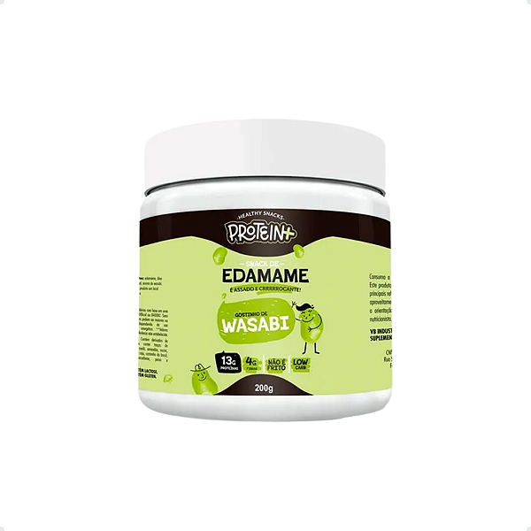 Snack de Edamame 200g - Sabor Wasabi - High Protein