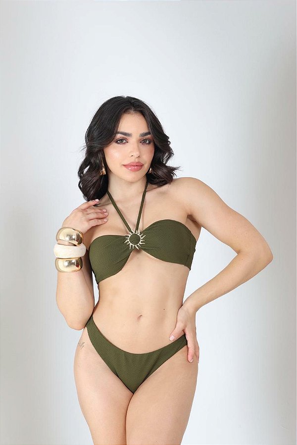 Biquíni Bandeau Fio Duplo